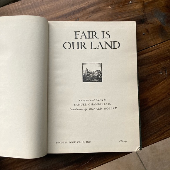 Fair is Our Land by Chamberlain, Samuel
- Published by Peoples Book Club 1942 - Picture 3 of 13